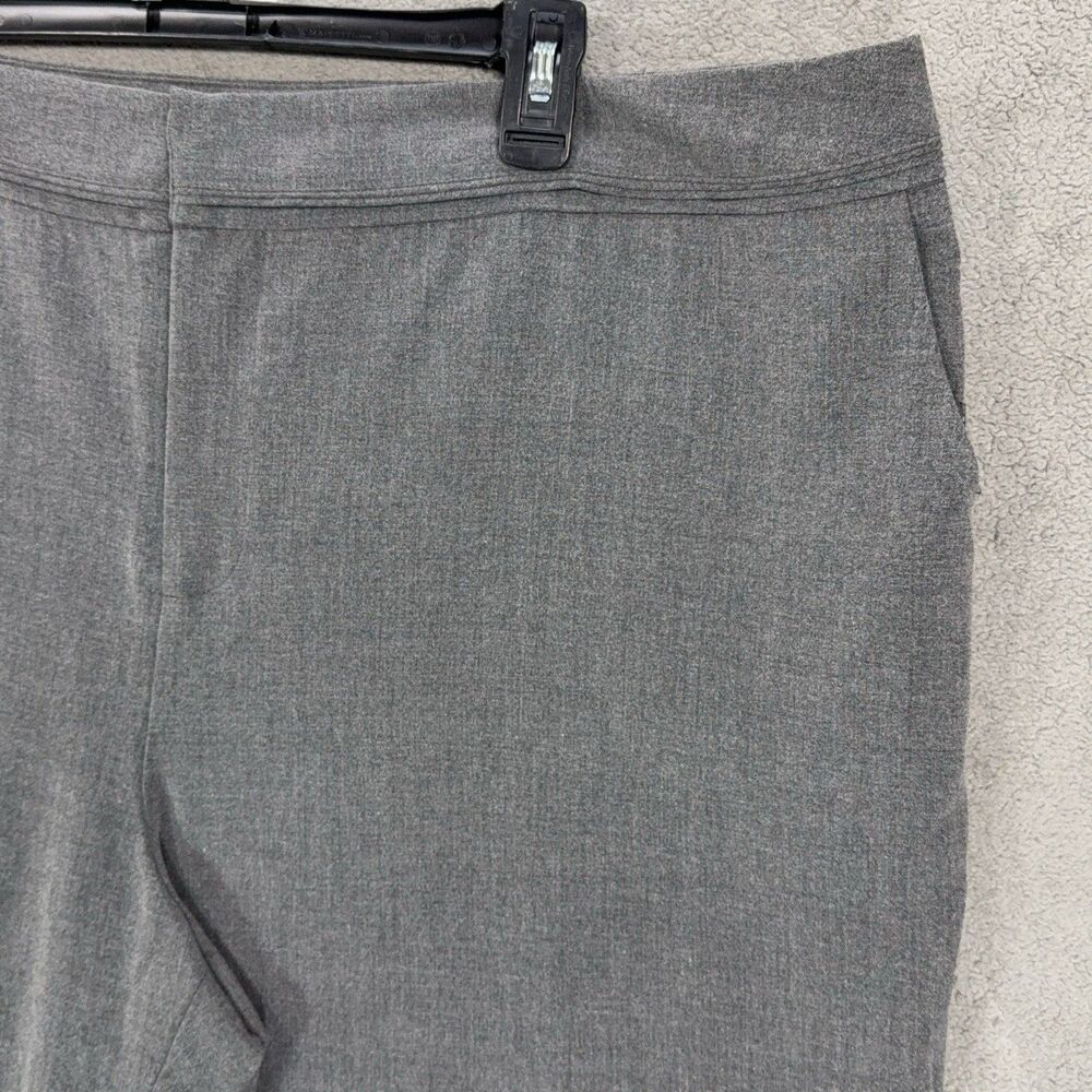 Mossimo Women's 24W Short Dress Pants Gray Career Trousers Stretch Below Waist - Picture 9 of 15